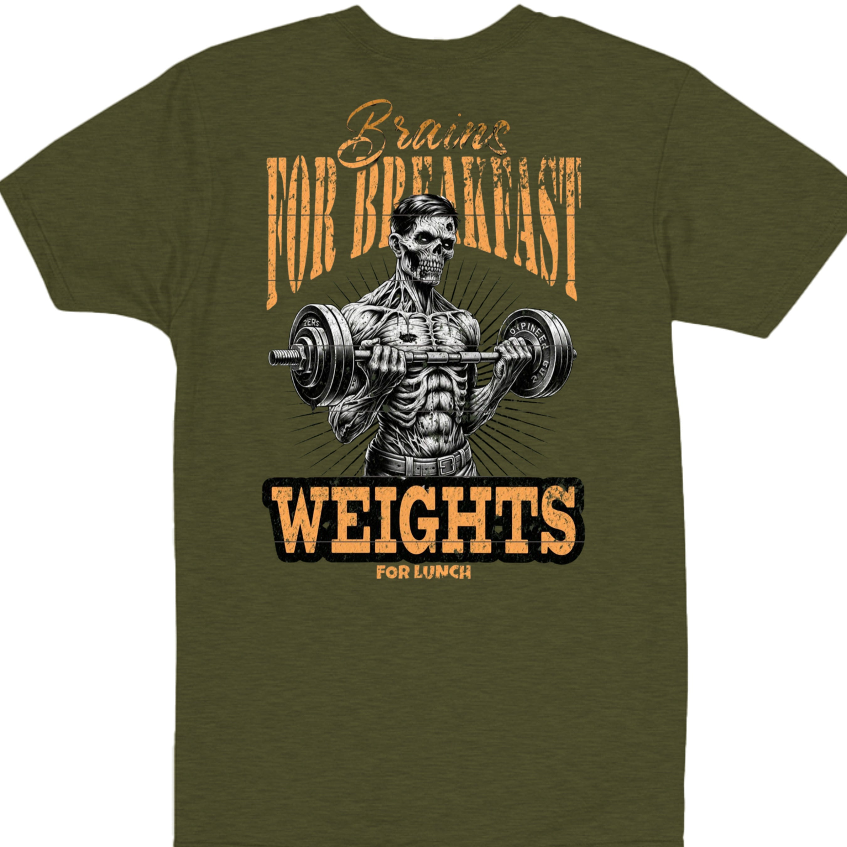 Military Green Heather - 4980 - BACK