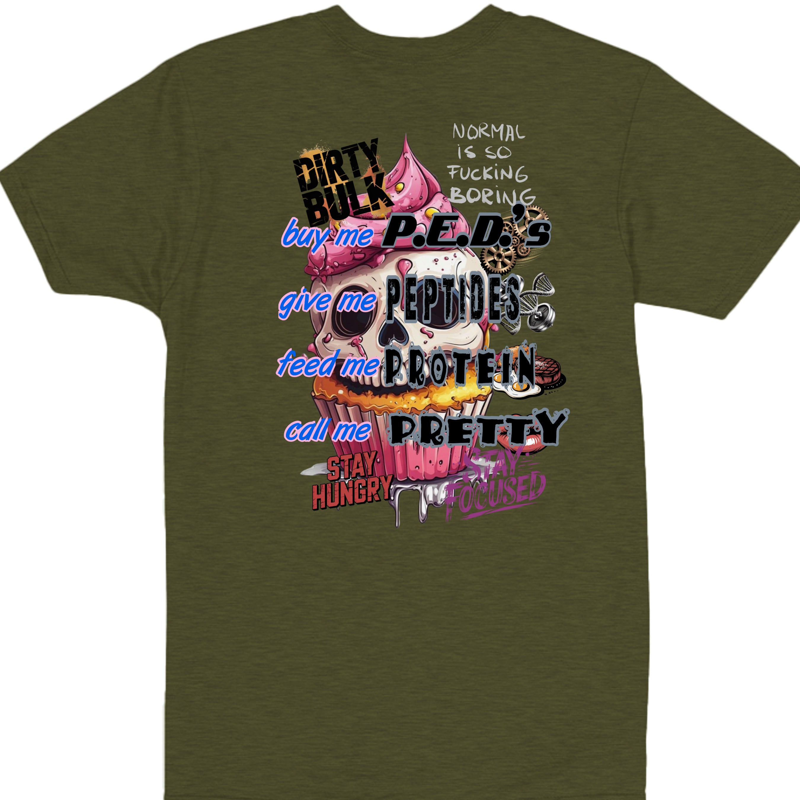 Military Green Heather - 4980 - BACK