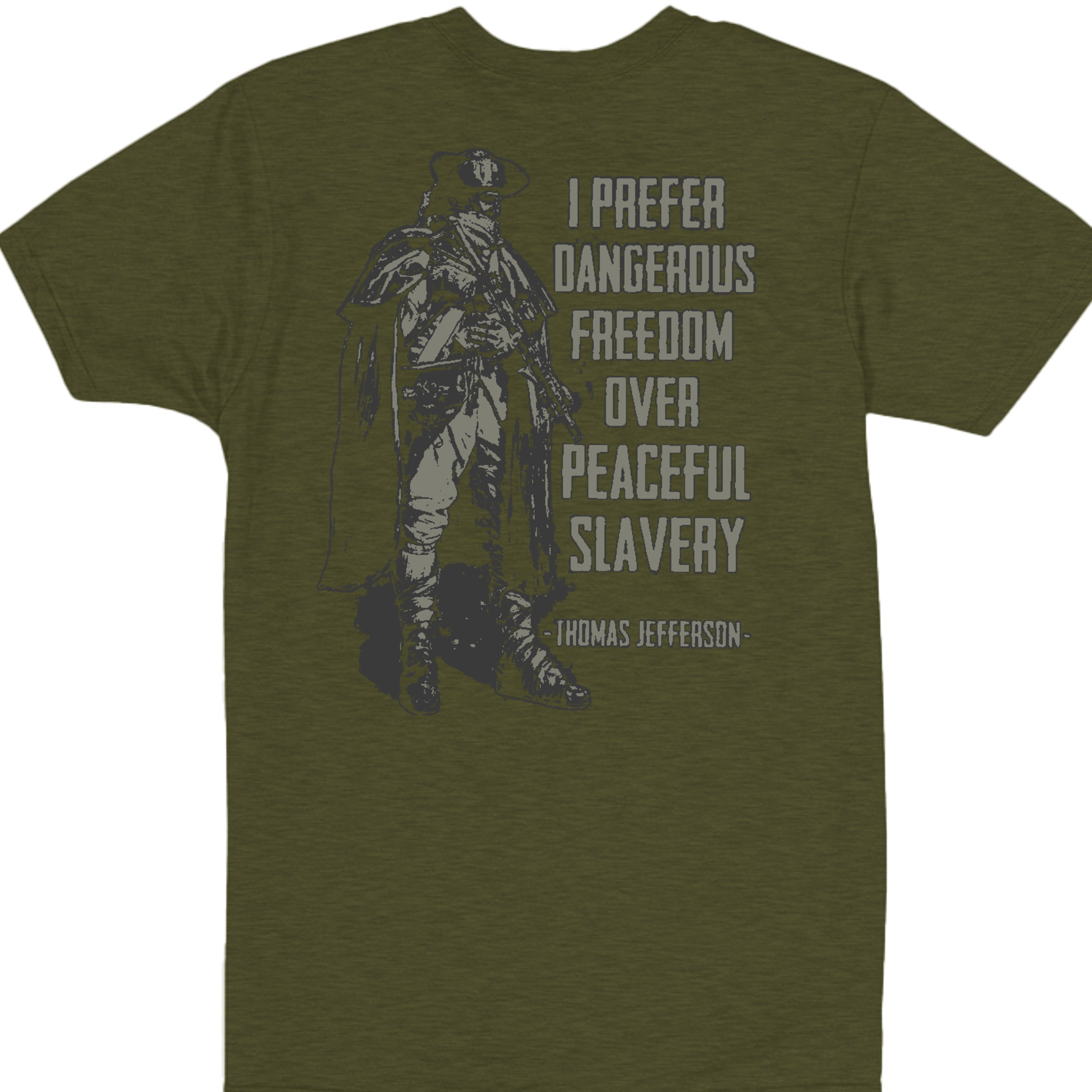 Military Green Heather - 4980 - BACK