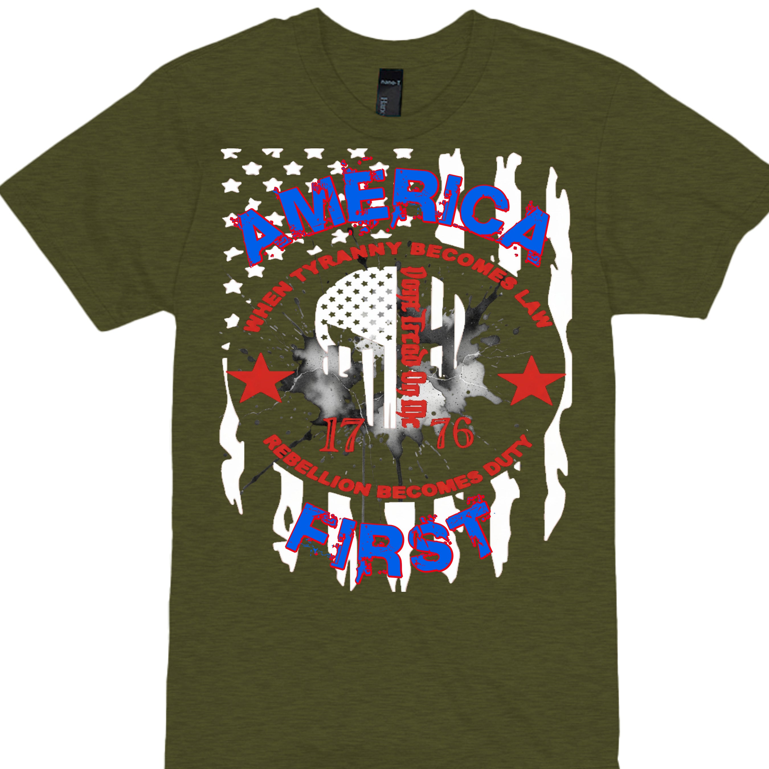 Military Green Heather - 4980 - FRONT