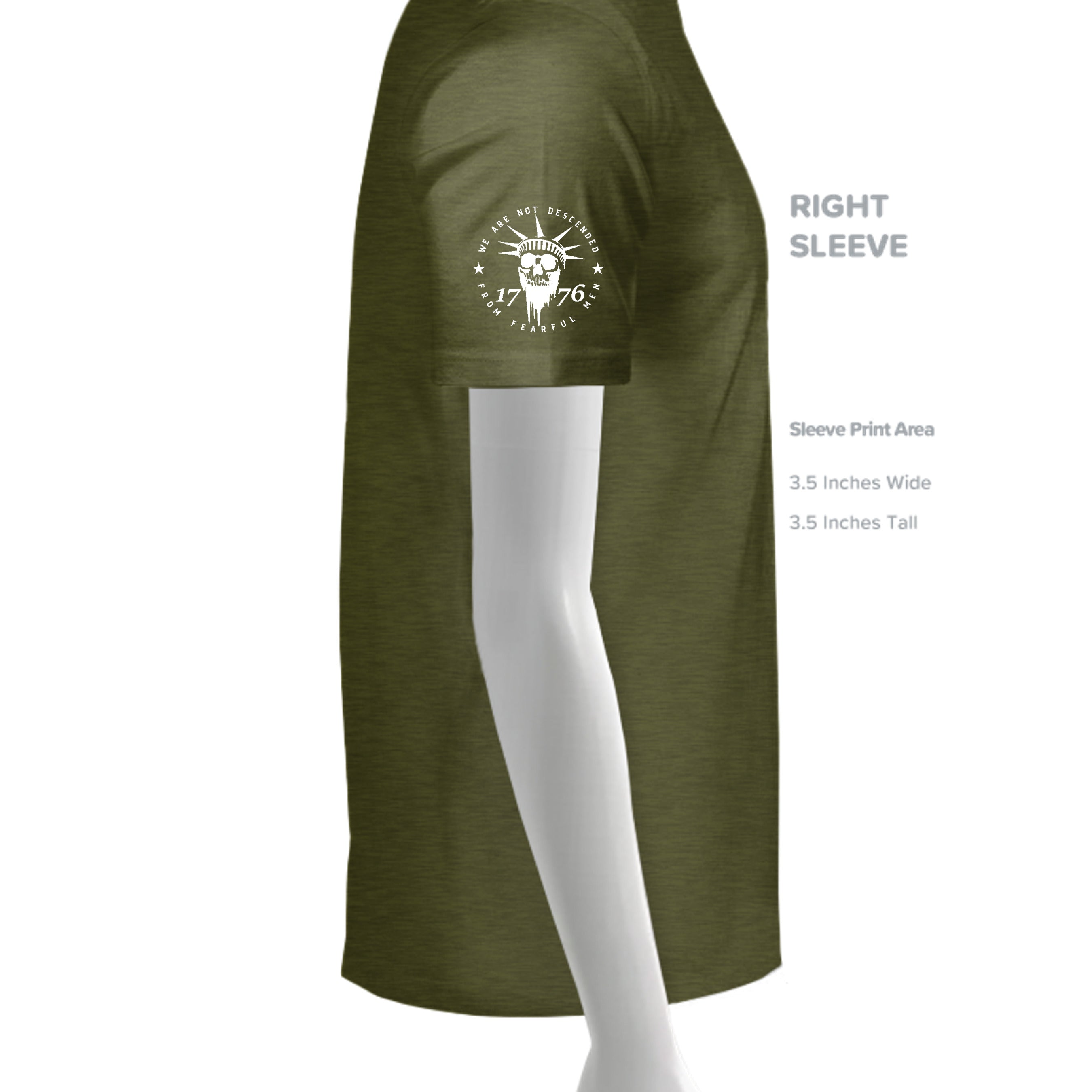 Military Green Heather - 4980 - SLEEVE_RIGHT