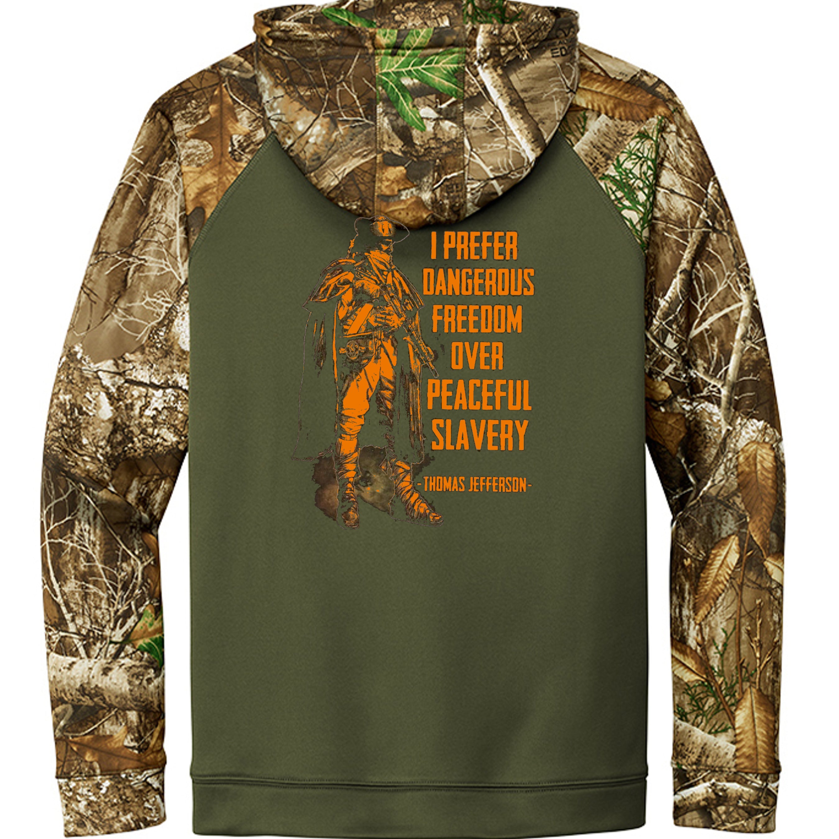 Olive Drab Green/ Realtree Edge - RU451 - BACK