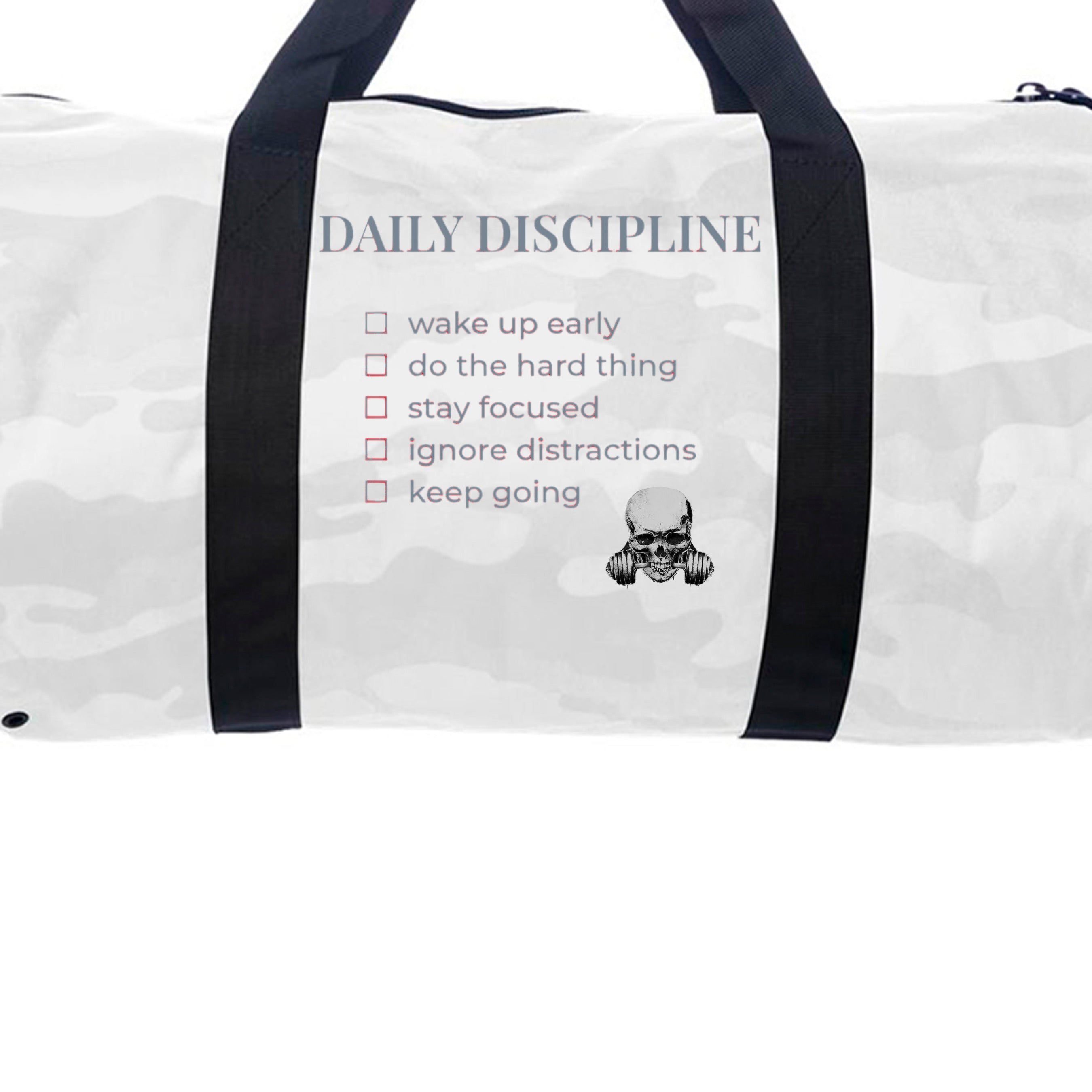 White Camo - INDDUFBAG - FRONT