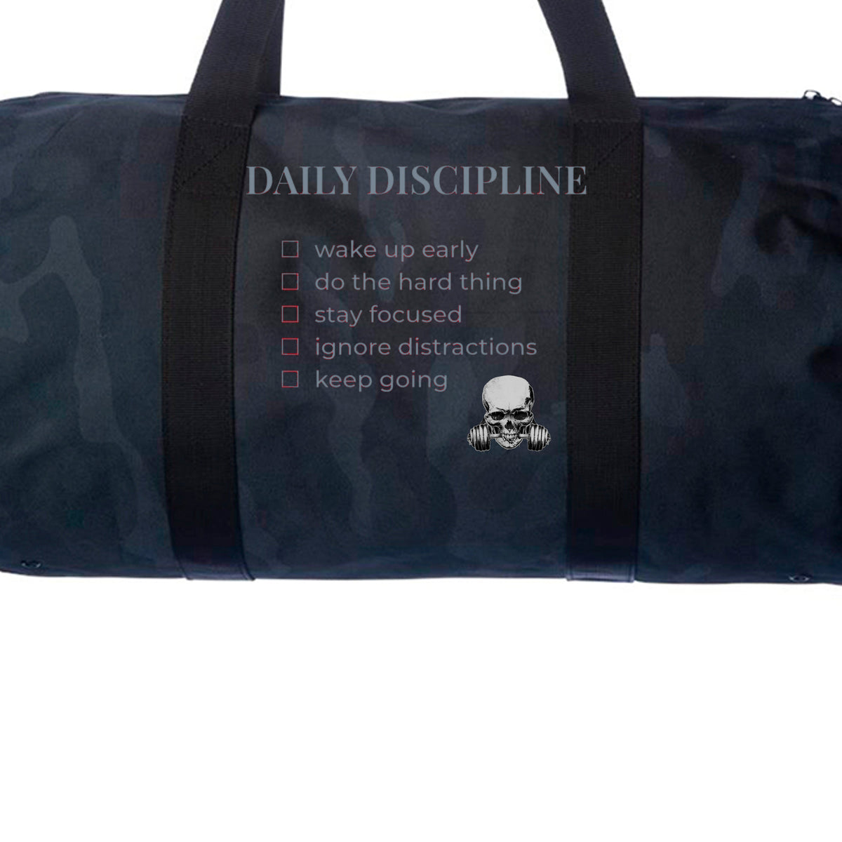 Black Camo - INDDUFBAG - FRONT