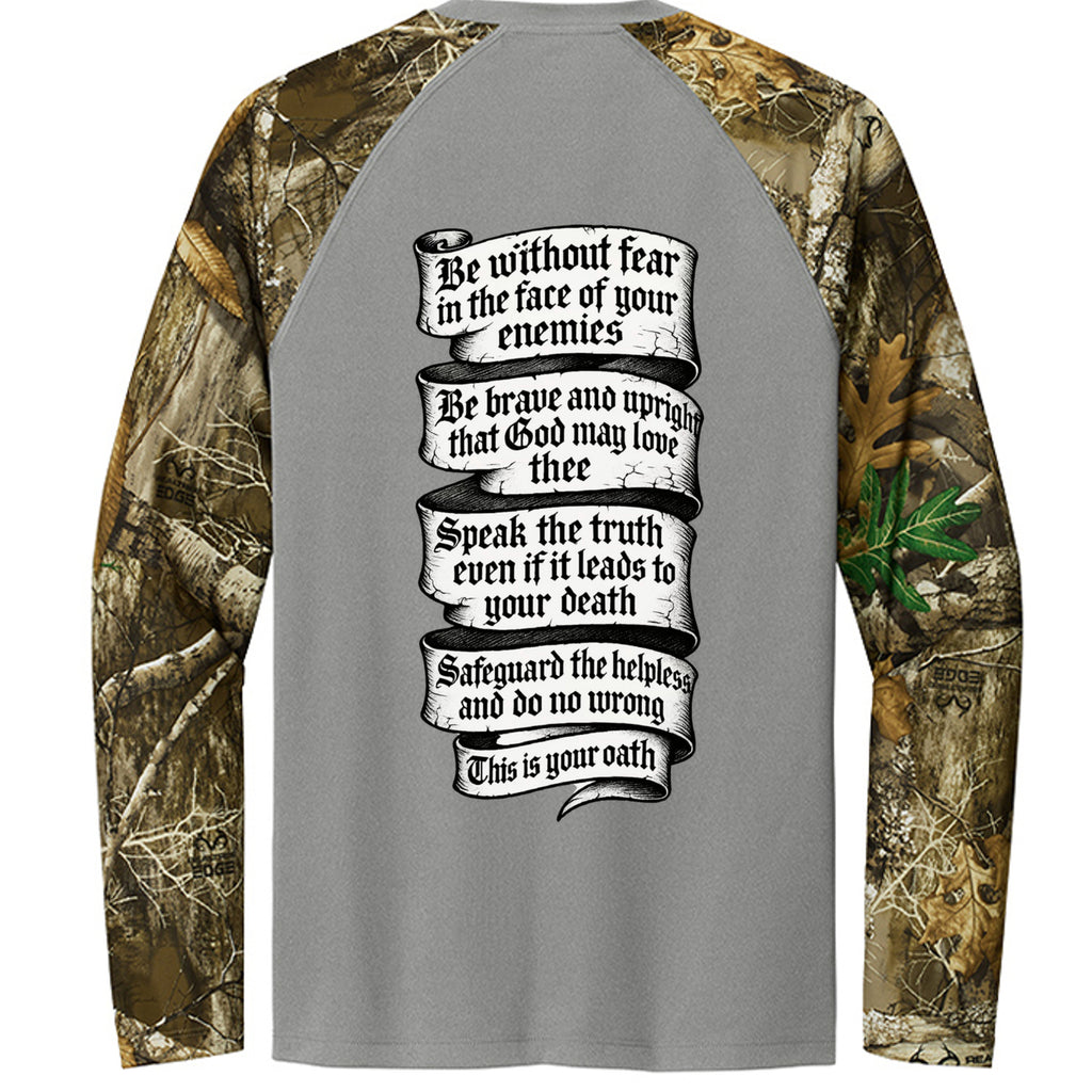 Grey Concrete Heather/ Realtree Edge - RU151LS - BACK
