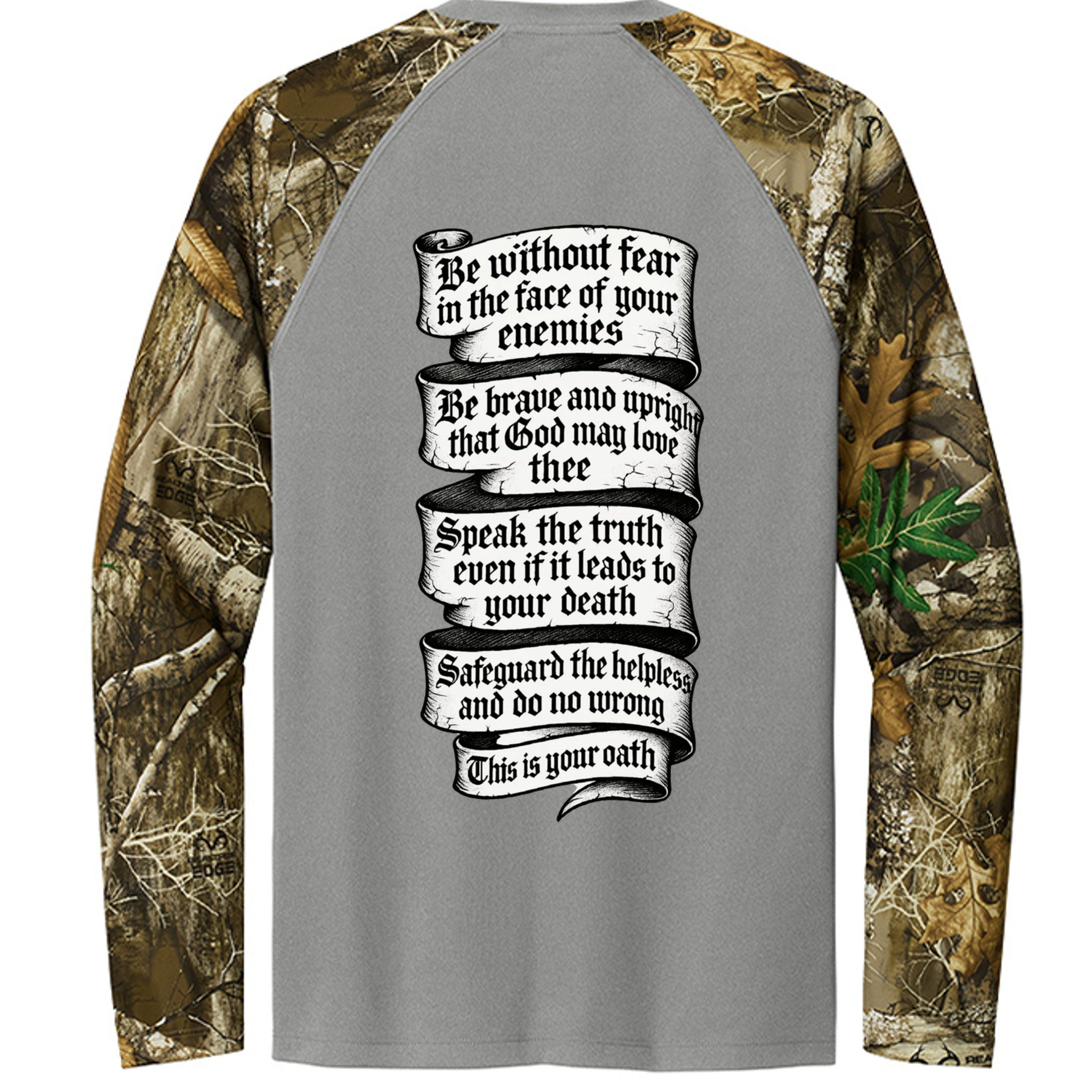 Grey Concrete Heather/ Realtree Edge - RU151LS - BACK