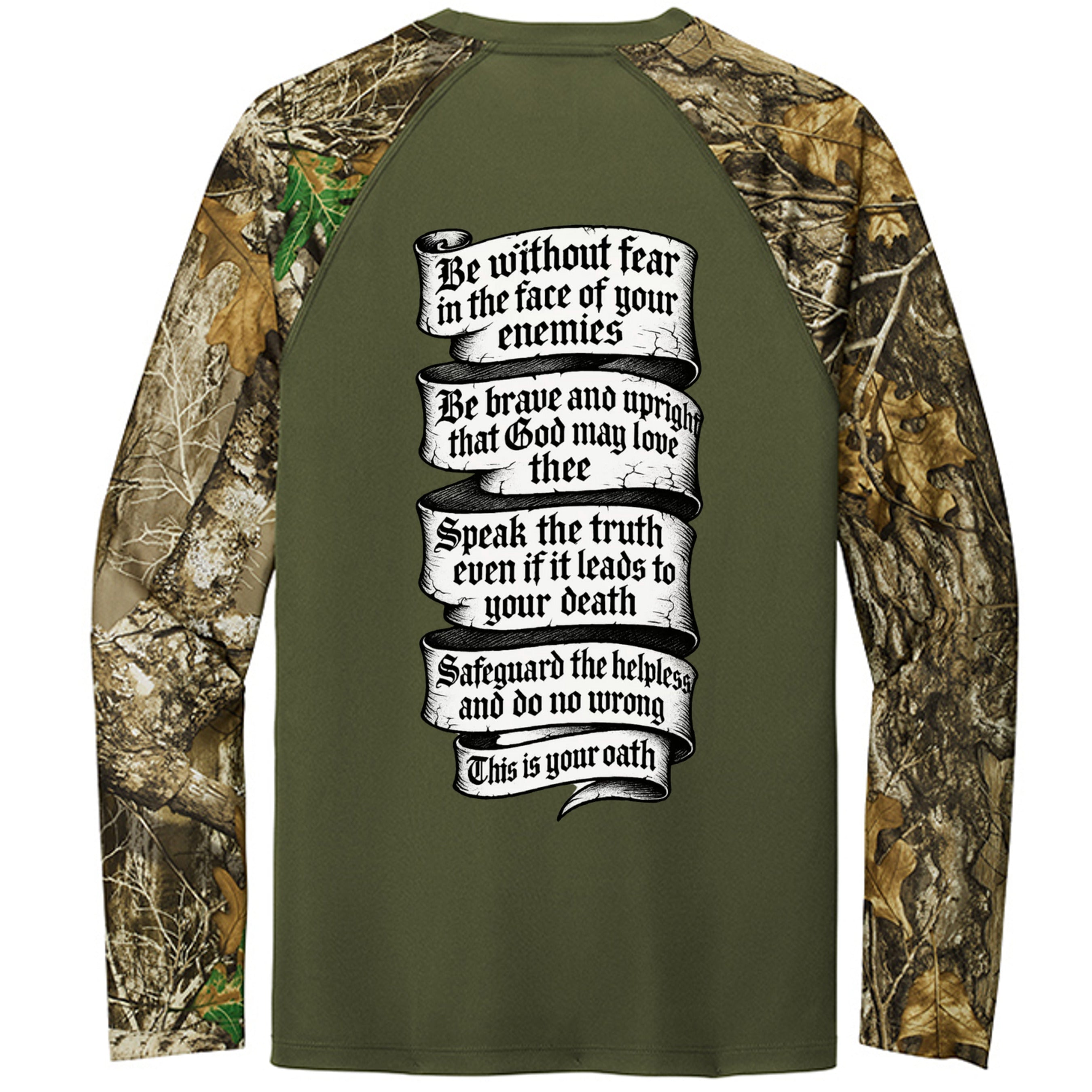 Olive Drab Green/ Realtree Edge - RU151LS - BACK