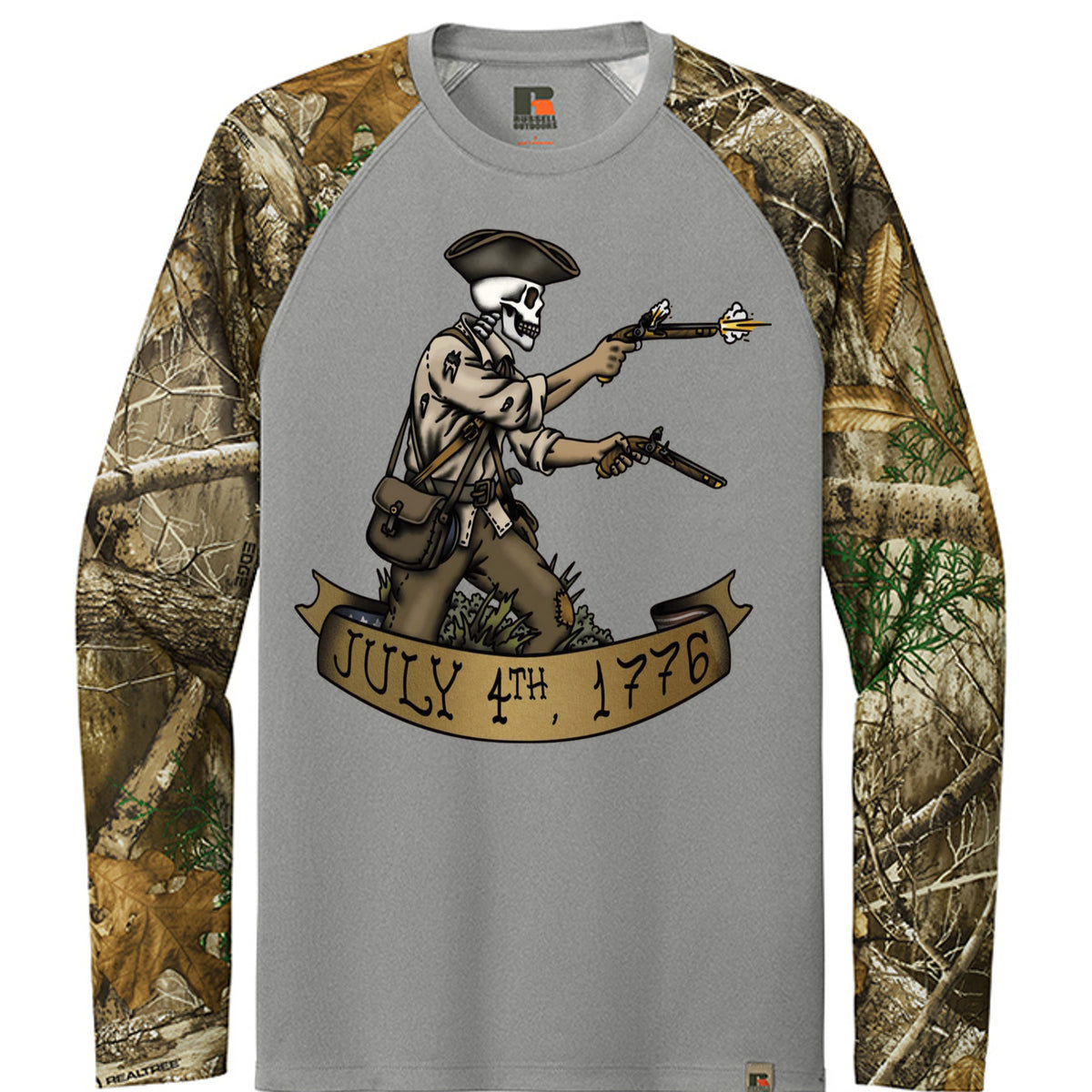 Grey Concrete Heather/ Realtree Edge - RU151LS - FRONT